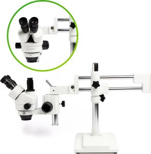 Mikroskop Stereoskopowy 10HW Kamera 16MP FULLHD&4K Wyświetlacz 8" 56x LED 6