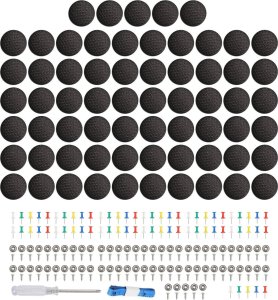Samochodowy zestaw do naprawy podsufitki Heckermann A088 Czarny 6
