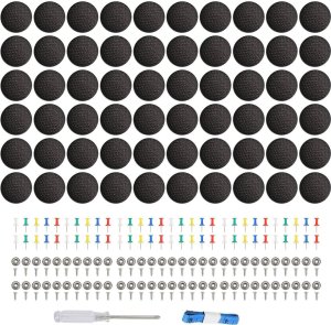 Samochodowy zestaw do naprawy podsufitki Heckermann A088 Czarny 7