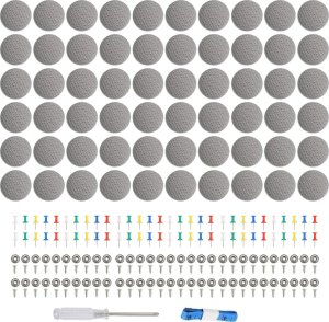 Samochodowy zestaw do naprawy podsufitki Heckermann A088 Jasnoszary Grey-White 6