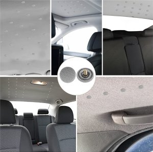 Samochodowy zestaw do naprawy podsufitki Heckermann A088 Jasnoszary Grey-White 8