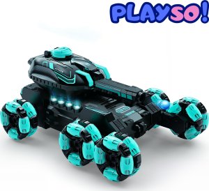 Samochód RC czołg zdalnie sterowany Heckermann HD5055 Niebieski 8