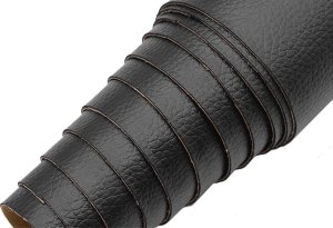 Samoprzylepna łata skórzana 200x137cm Czarna 2