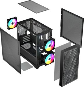 Obudowa Logic Concept Dart Pro Mini ARGB czarna (AM-DART-PRO-ARGB-10) 4