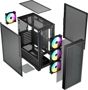 Obudowa Logic Concept Dart Pro ARGB czarna (AT-DART-PRO-ARGB-10) 4