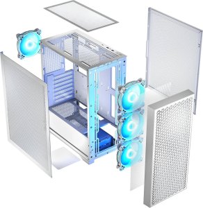 Obudowa Logic Concept Dart Pro ARGB biała (AT-DART-PRO-ARGB-20) 5