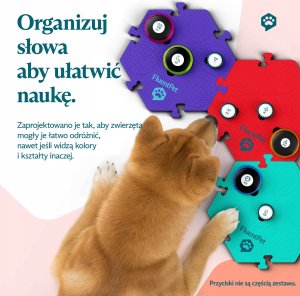 Springos FluentPet - HexTile Flex - piankowa mata do przycisków - zielona 4