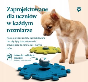 FluentPet - Basic Key Vocal Kit - zestaw 12 przycisków z piankowymi matami i naklejkami do komunikacji z psem / kotem 3