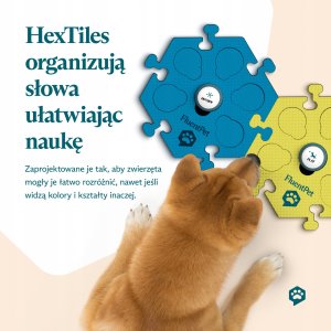 FluentPet - Basic Key Vocal Kit - zestaw 12 przycisków z piankowymi matami i naklejkami do komunikacji z psem / kotem 4