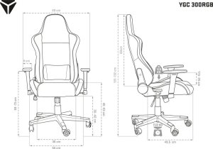 YGC 300RGB STARDUST Gaming chair YENKEE 18