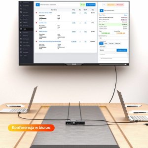 Unitek Przełącznik KVM 4K@60Hz USB 3.0 HDMI 3