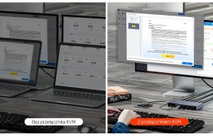 Unitek Przełącznik KVM 4K@60Hz USB 3.0 HDMI 10