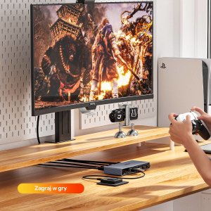 Unitek Przełącznik KVM 8K@60Hz USB 3.0 5Gbps DP 4