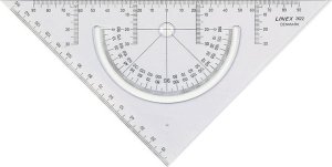 Linex 2622, Triangle, Transparent, Styrene Acrylonitrile (SAN), 2 mm, 1 pc(s) 1
