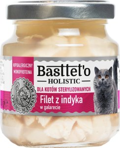 Basttet'o Holistic filet z indyka w galerecie dla kotów sterylizowanych 130g 1