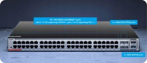 SWITCH POE RG-CS86-48MG4VS2QXS-UPD 48-PORTOWY SFP+ RUIJIE 5