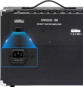 COOLMUSIC WZMACNIACZ GITAROWY TRANZYSTOROWY 5OW PIEC GITAROWY DUŻA MOC 4