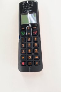 ALCATEL S280 BLACK/ORANGE - TELEFON DECT 3