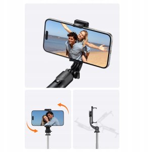Selfiestick/statyw Mcdodo Tripod Bluetooth SS-7240 (czarny) 8