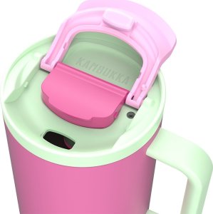 Kubek termiczny z teleskopową słomką Kambukka Rio Tumbler 950ml Bubblegum Mint 6