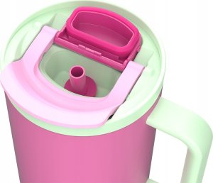 Kubek termiczny z teleskopową słomką Kambukka Rio Tumbler 950ml Bubblegum Mint 7