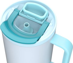 Kubek termiczny z teleskopową słomką Kambukka Rio Tumbler 950ml Frosty Coconut 6