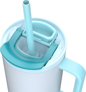 Kubek termiczny z teleskopową słomką Kambukka Rio Tumbler 950ml Frosty Coconut 7