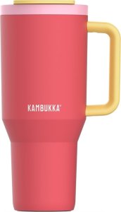 Kubek termiczny z teleskopową słomką Kambukka Rio Tumbler 950ml Pink Papaya 2