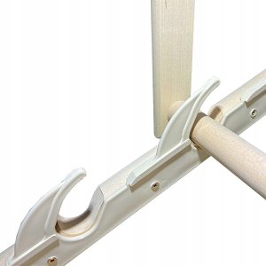 Zestaw stolik do lezaków +2 lezaki żółty, Woodok 3