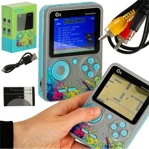 Konsola przenośna do gier mini retro szara Kik sp. z o.o. sp. k. 1