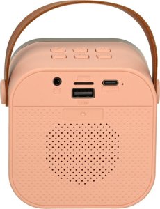 Zestaw do karaoke 2 mikrofony + głośnik przenośny BLUETOOTH USB LED różowy Kik sp. z o.o. sp. k. 6