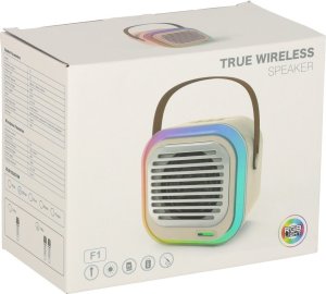 Głośnik do karaoke USB Bluetooth kremowy Kik sp. z o.o. sp. k. 11