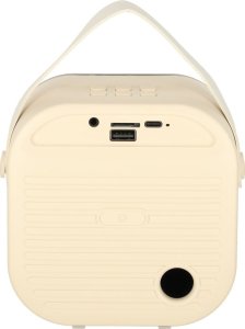 Głośnik do karaoke USB Bluetooth kremowy Kik sp. z o.o. sp. k. 5