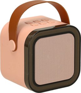 Zestaw do karaoke mikrofon + głośnik przenośny BLUETOOTH USB LED różowy Kik sp. z o.o. sp. k. 3