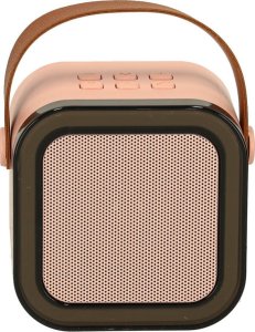 Zestaw do karaoke mikrofon + głośnik przenośny BLUETOOTH USB LED różowy Kik sp. z o.o. sp. k. 5