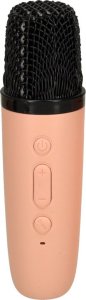 Zestaw do karaoke mikrofon + głośnik przenośny BLUETOOTH USB LED różowy Kik sp. z o.o. sp. k. 8