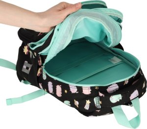 Plecak szkolny młodzieżowy czterokomorowy Pusheen 22L czarny St. Majewski Spółka z o.o. 8