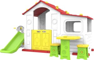 Duży Dom Z Przedsionkiem 4w1 Czerwony Dach 3