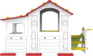 Duży Dom Z Przedsionkiem 4w1 Czerwony Dach 5