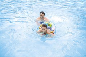 Wesołe kółko dla dzieci 61 cm INTEX Niebieskie 2