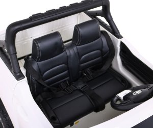 Toyota Hilux na akumulator dla dzieci Biały + Napęd 4x4 + Pilot + 2 bagażniki + Radio MP3 + LED 17