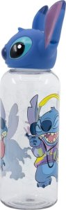 Stitch Disney - Butelka 560 ml z zakrętką 3D z kolekcji Flowers 2