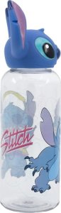Stitch Disney - Butelka 560 ml z zakrętką 3D z kolekcji Flowers 3