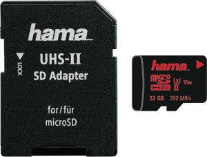 Karta Hama 124187 MicroSDHC 32 GB UHS-II/U3 V60 1