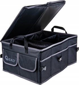 Organizer – torba usztywniona do bagażnika samochodowego z przegródkami i pokrywą (8) 3
