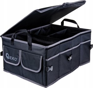 Organizer – torba usztywniona do bagażnika samochodowego z przegródkami i pokrywą (8) 4