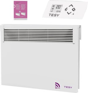 Convector TESY HeatEco Cloud, 1.5 kW, electronic thermostat, Wi-Fi control 1