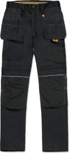 Men's work trousers CAT 1810099, black, size 38/34 1