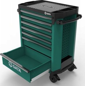 SATA WORKSHOP TROLLEY 7-DRAWERS PRO GREEN 299 pcs. 2