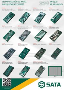 SATA WORKSHOP TROLLEY 7-DRAWERS PRO GREEN 299 pcs. 4